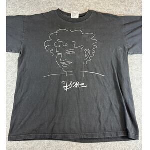 Vintage 90s Bette Midler Divine Tour Shirt Men Large Black Music Artist Art Tee